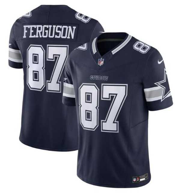 Men & Women & Youth Dallas Cowboys #87 Jake Ferguson Navy 2023 F.U.S.E. Vapor Untouchable Limited Stitched Jersey